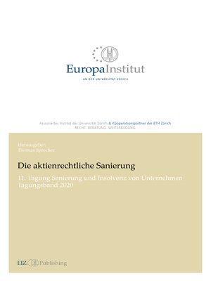 cover image of Die aktienrechtliche Sanierung